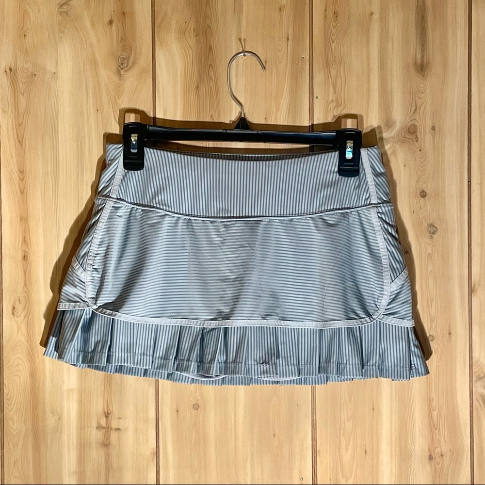 Gray Ruffle Athleta Tennis Skort Skirt